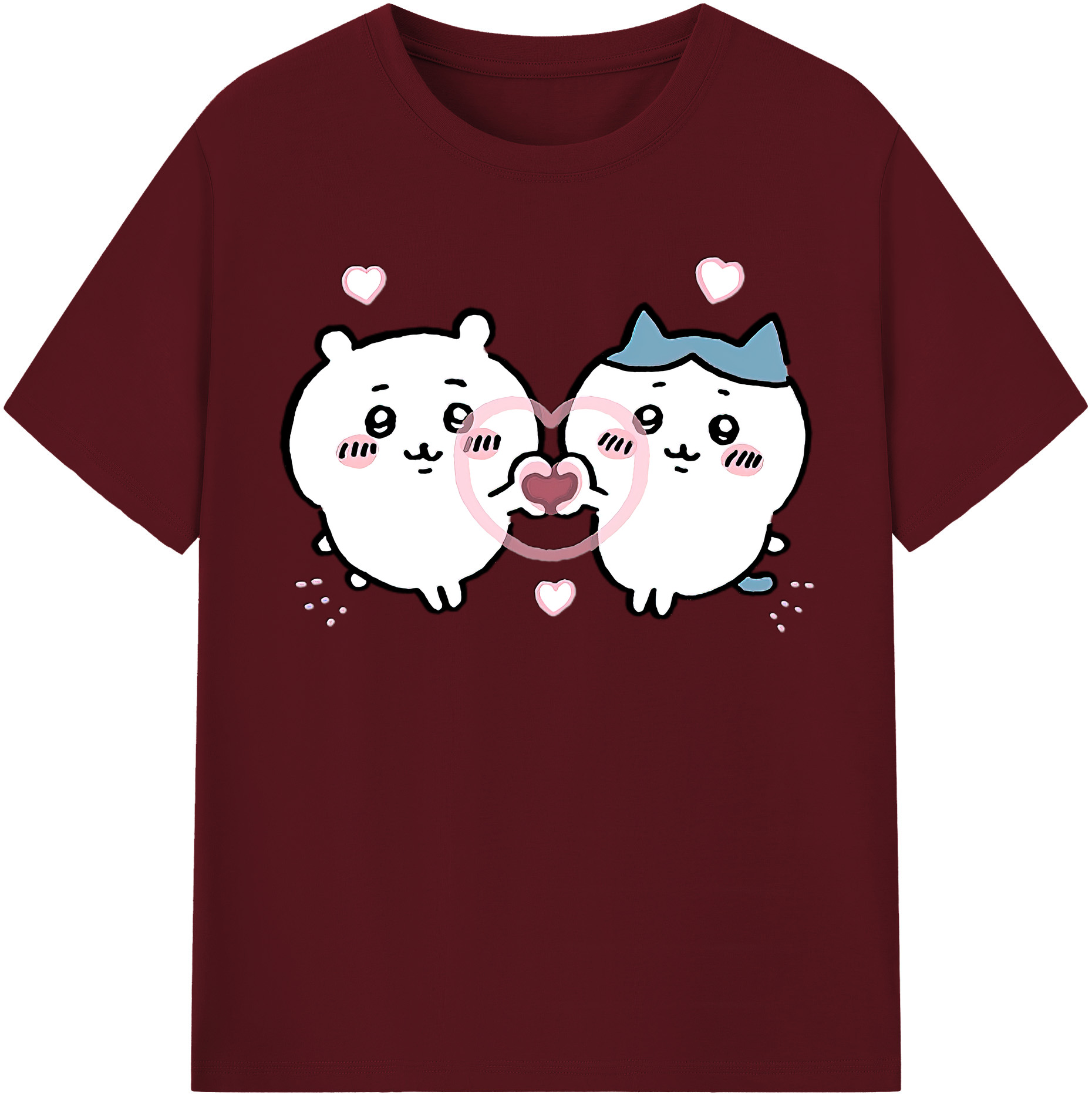 （画像用） ちいかわ ちいかわ Chii-kawa chiikawa 綿100％半袖Tシャツ（フロントプリント）